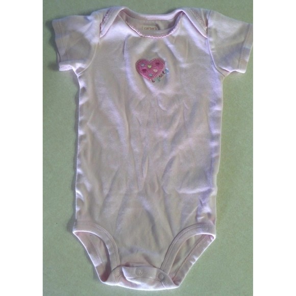 Girl's Size 9 M Months 3 Piece Carter's Outfit Brown Cardigan, Pink Top & Pants - Picture 4 of 10